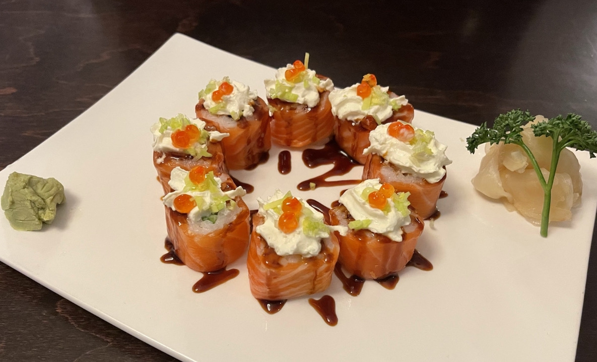 SP3.TEMPURA SAUMON ROLLS